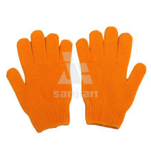 Orange Baumwollhandschuh, Günstige Baumwollhandschuhe, China